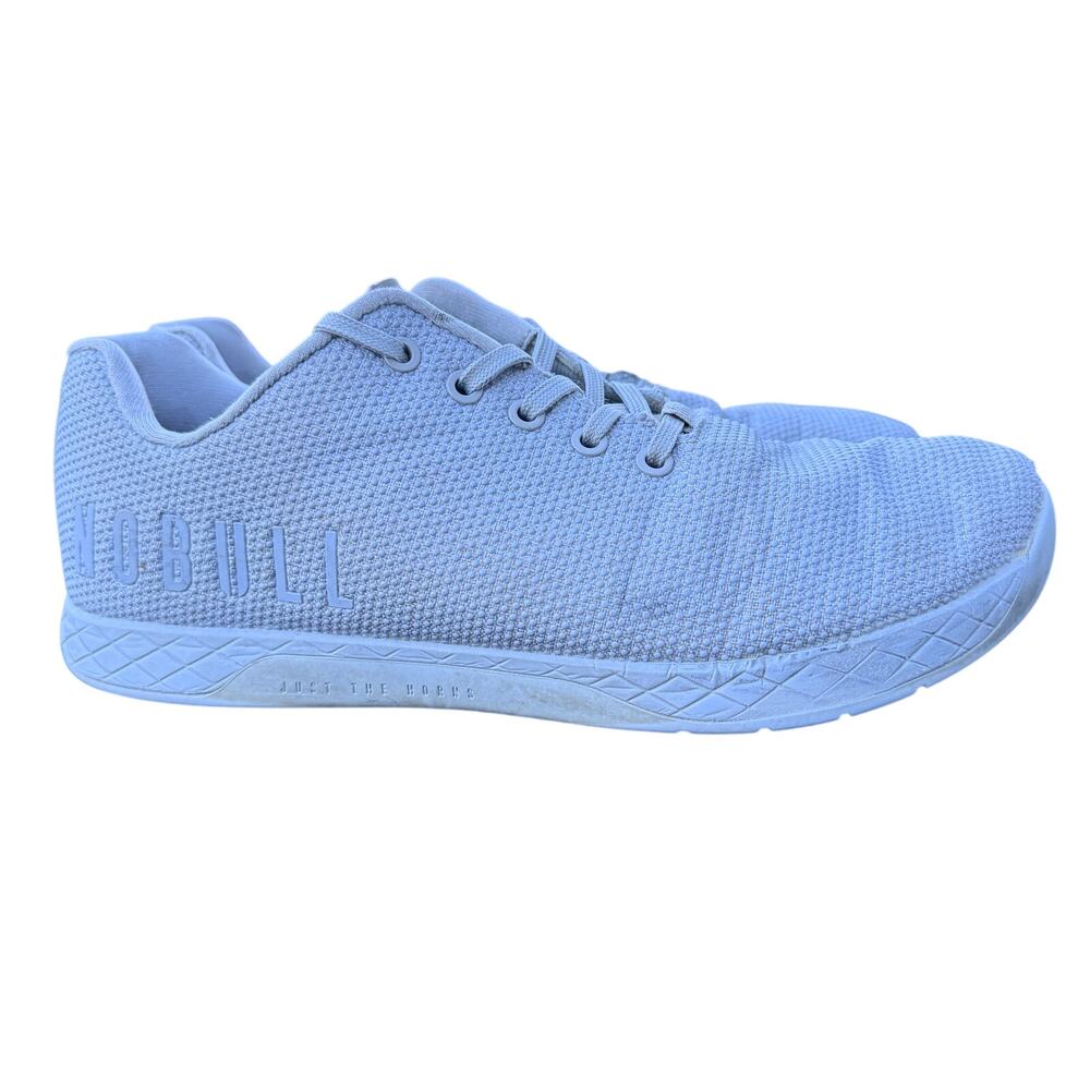 Nobull Superfabric Sneakers Unisex M11 W12.5 Gray Low Top Lace‎ up Crossfit